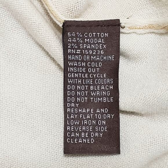 J. Mclaughlin Modal Stretch Zebra Print Sweater Lightweight Tan Cream Medium - Picture 8 of 14